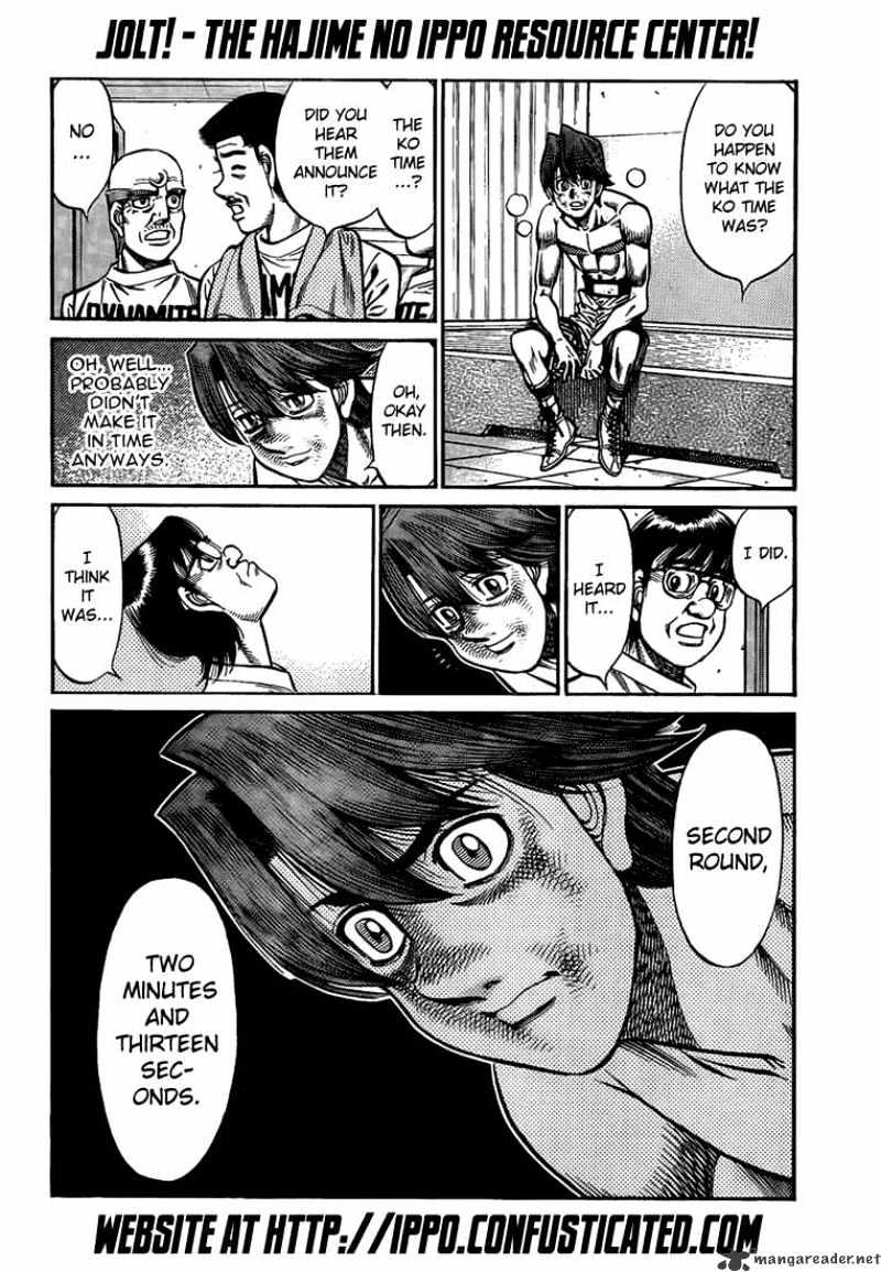 Hajime no Ippo: Fighting Spirit, Chapter 911 image 10